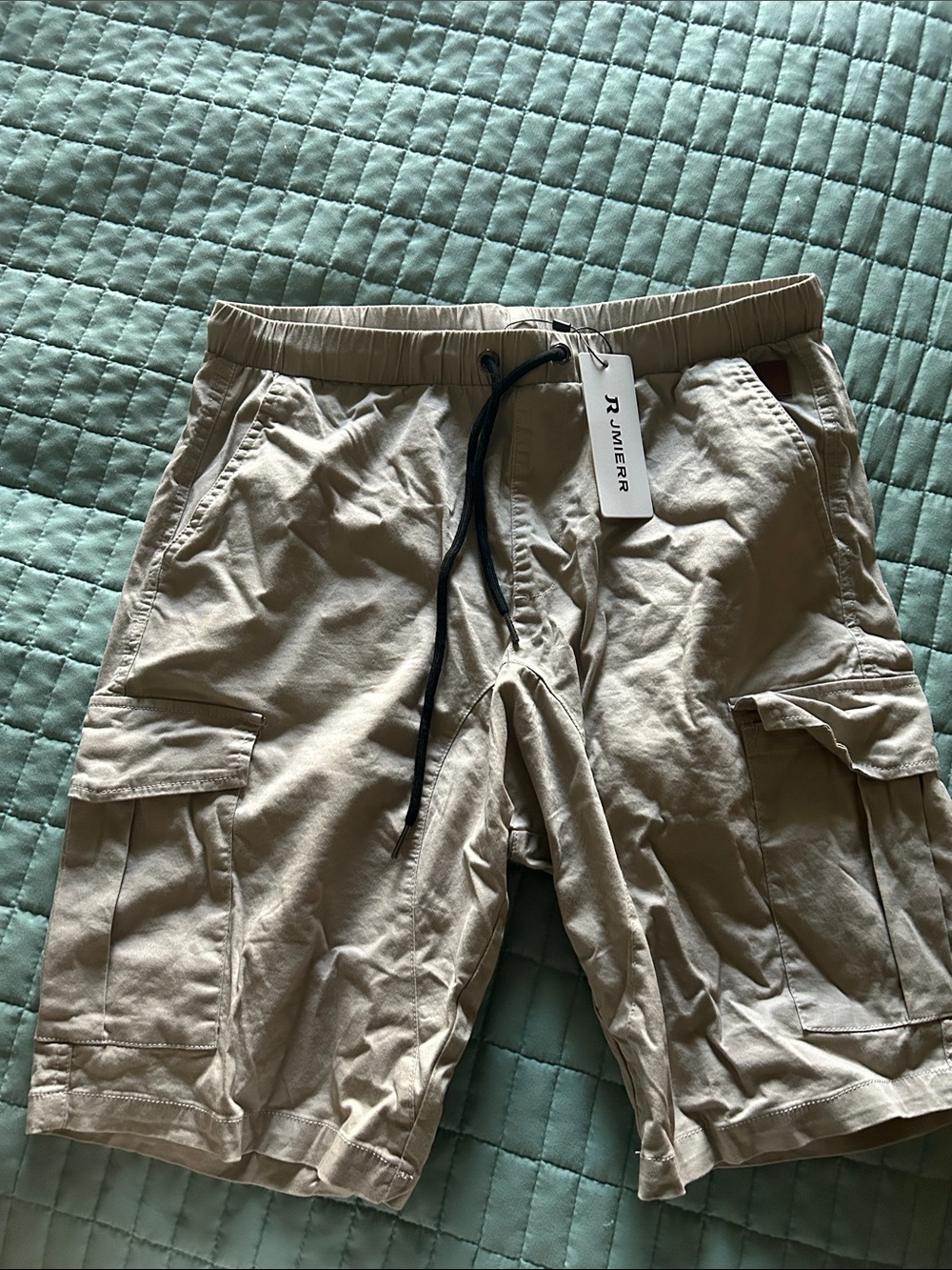 Men's Tan Cargo Shorts